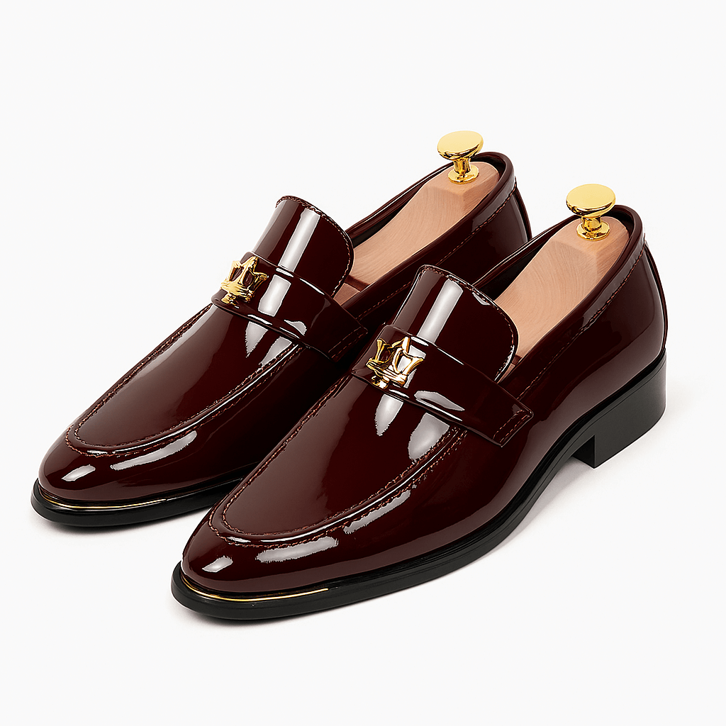 Luminovi | Pointed Slip-On Loafers