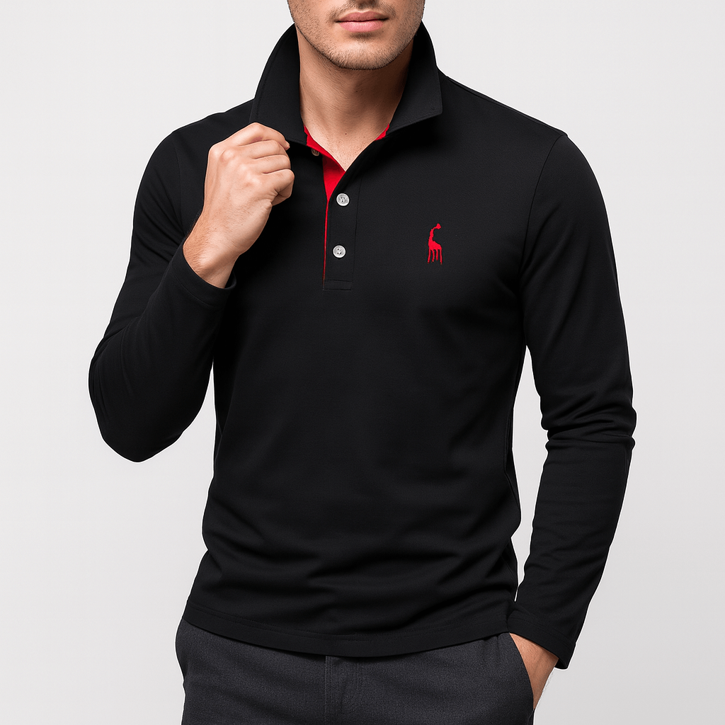 Luminovi | Polo Knit Jumper-Sweater