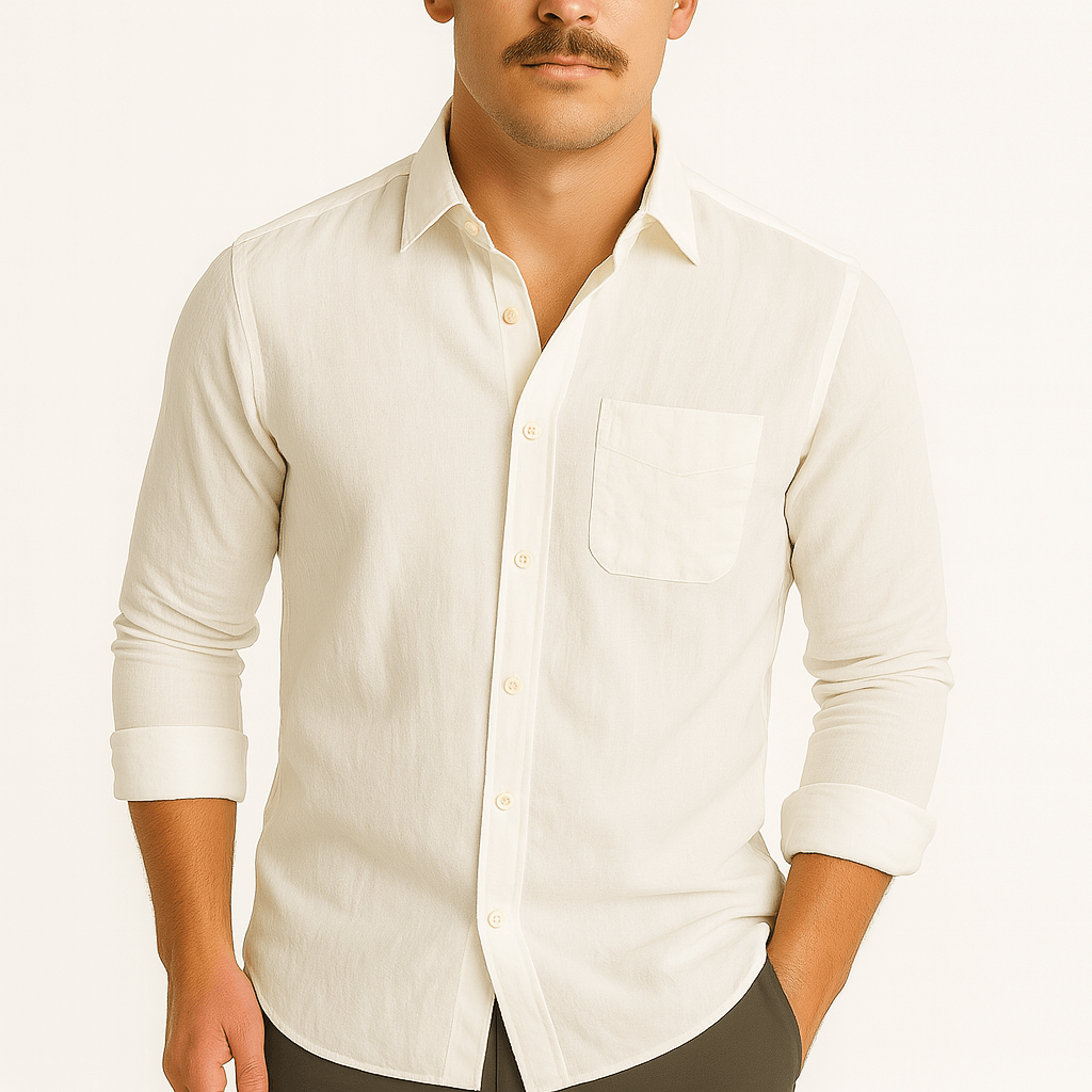 Luminovi | Premium Cotton Linen Shirt-Shirt