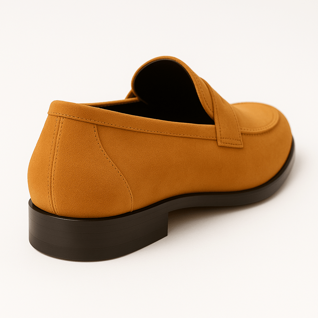 Domoir | Lugano Suede Penny Loafers