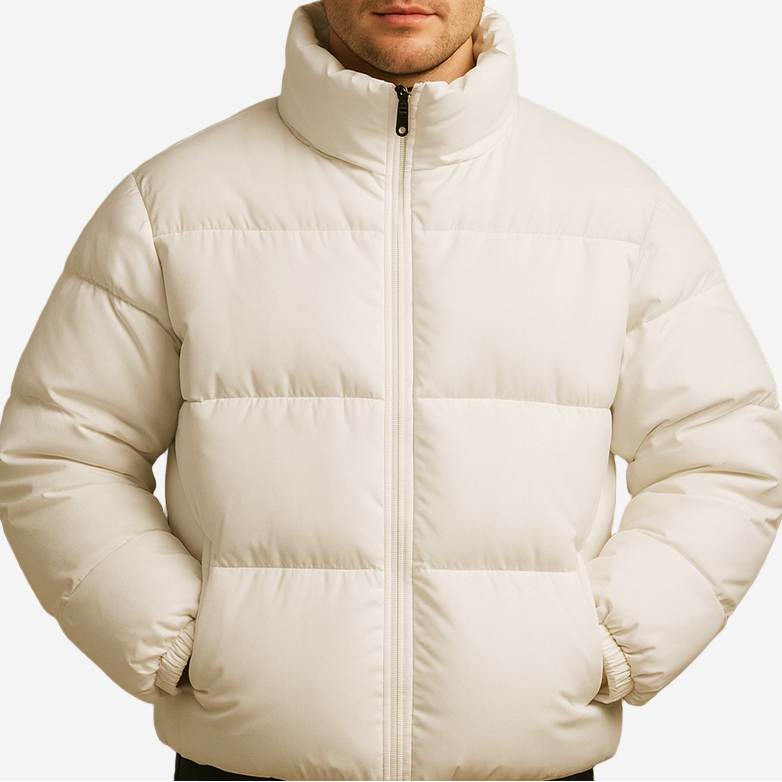 Luminovi | Quilted Puffer Jacket-Jacket