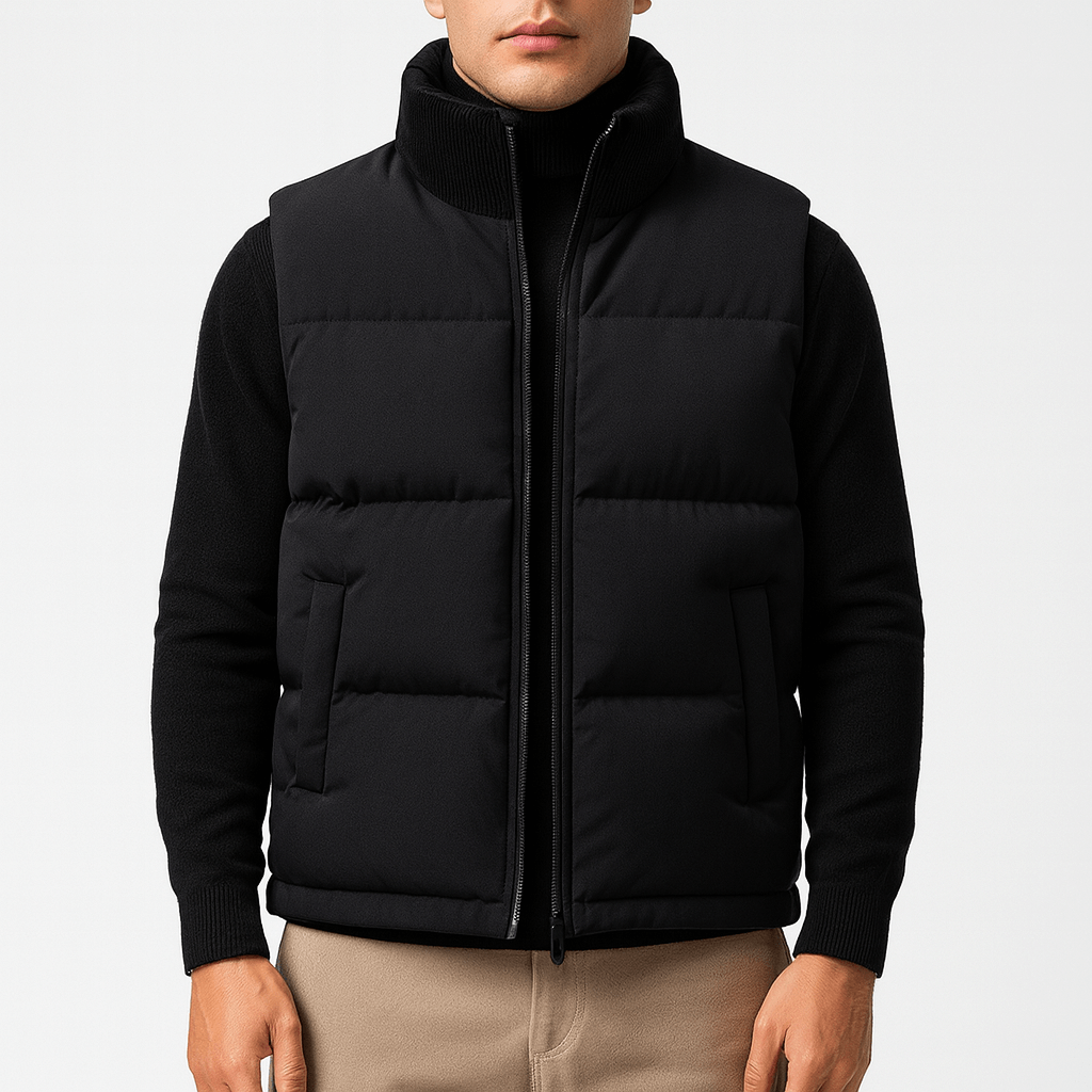 Luminovi | Quilted Vest Jacket-Vest