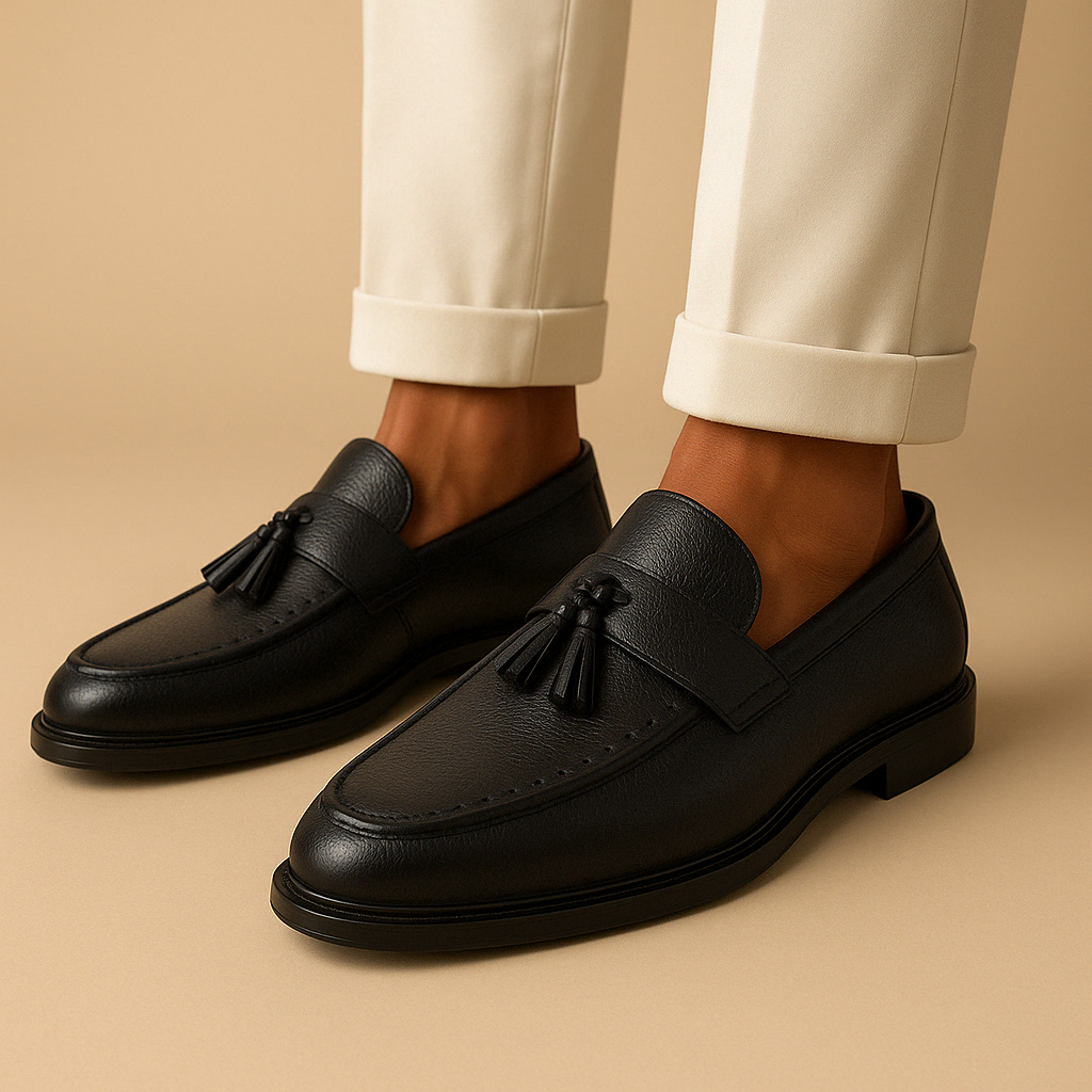 Luminovi | Relaxed Leather Loafers