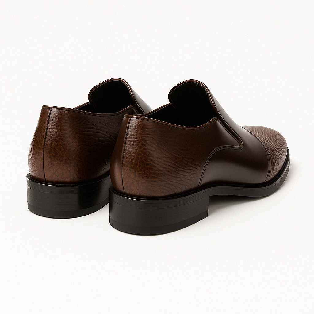 Luminovi | Sharp Leather Loafers