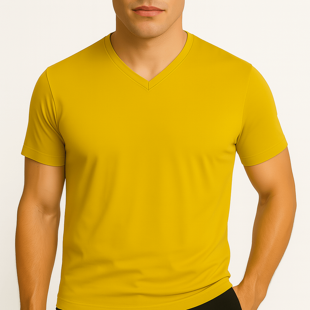 Luminovi | Slim Fit V-Neck Shirt