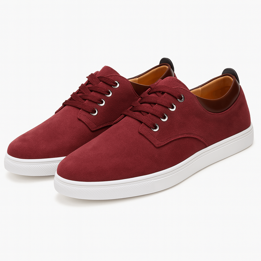 Luminovi | Suede Lace-Up Shoes