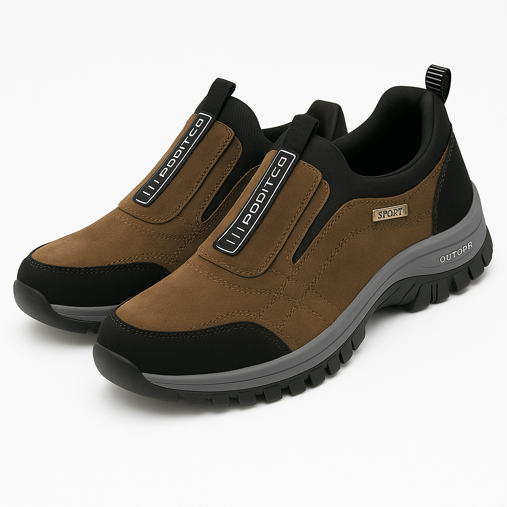 Luminovi | Suede Slip-On Shoes