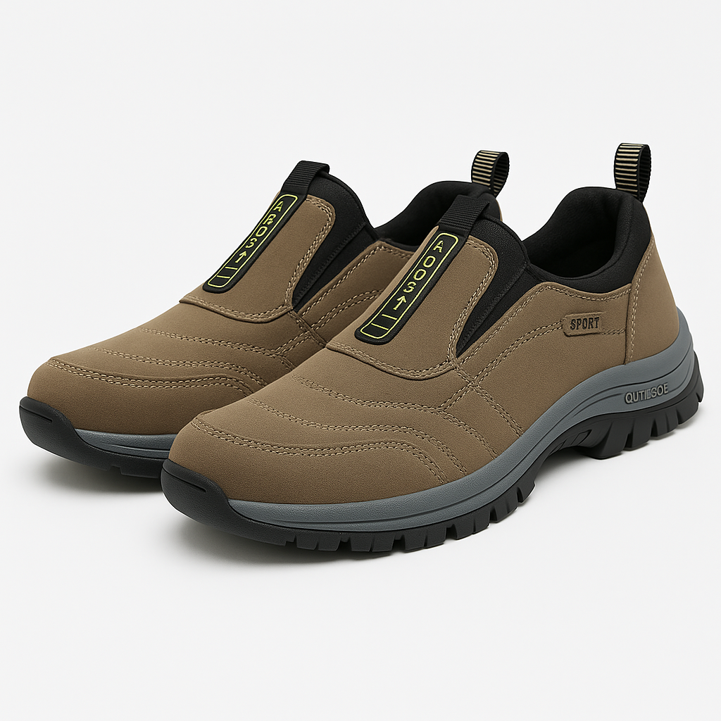 Luminovi | Suede Slip-On Shoes