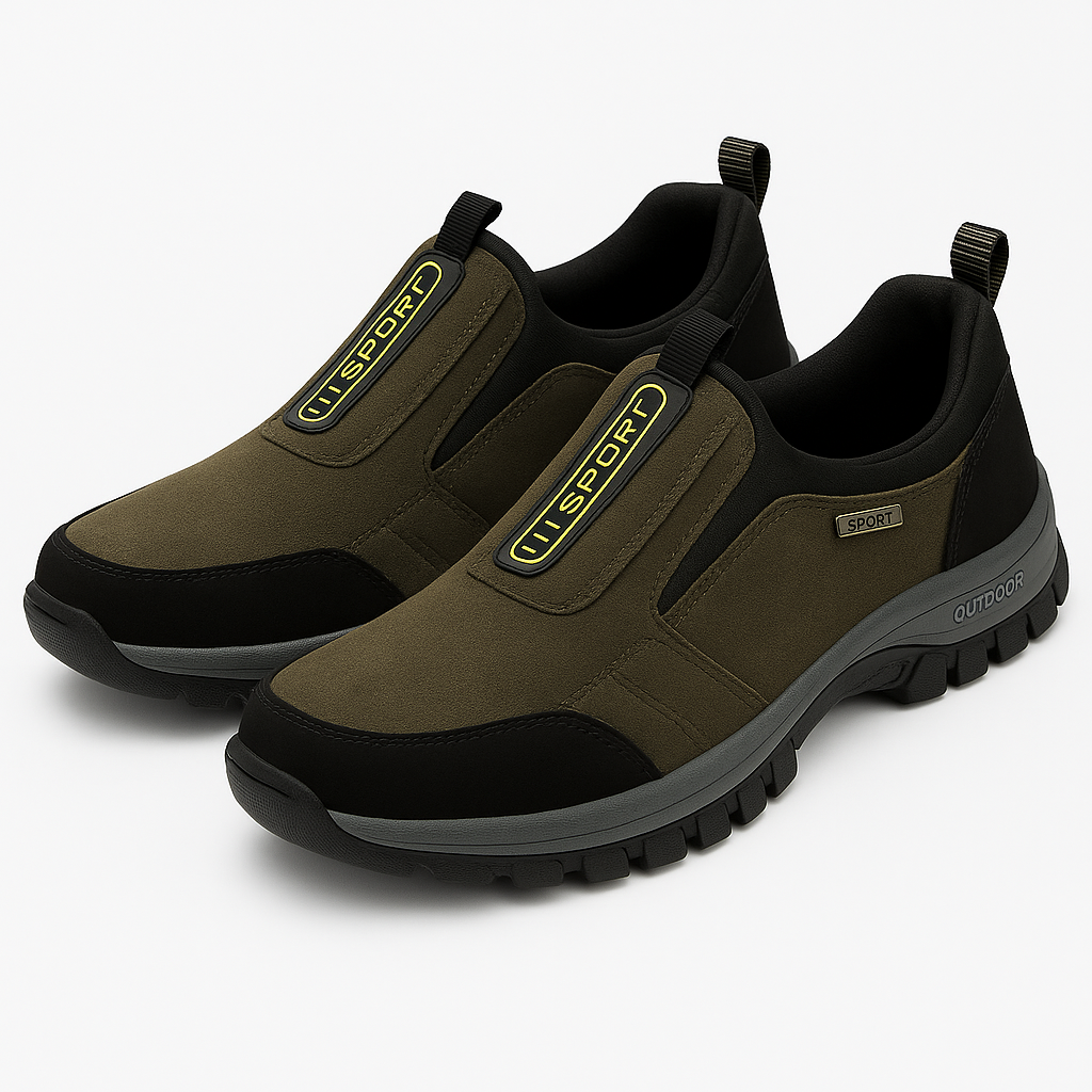 Luminovi | Suede Slip-On Shoes