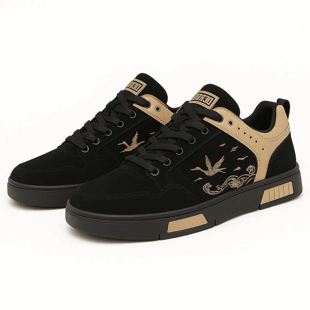 Luminovi | Suede Street Sneakers-