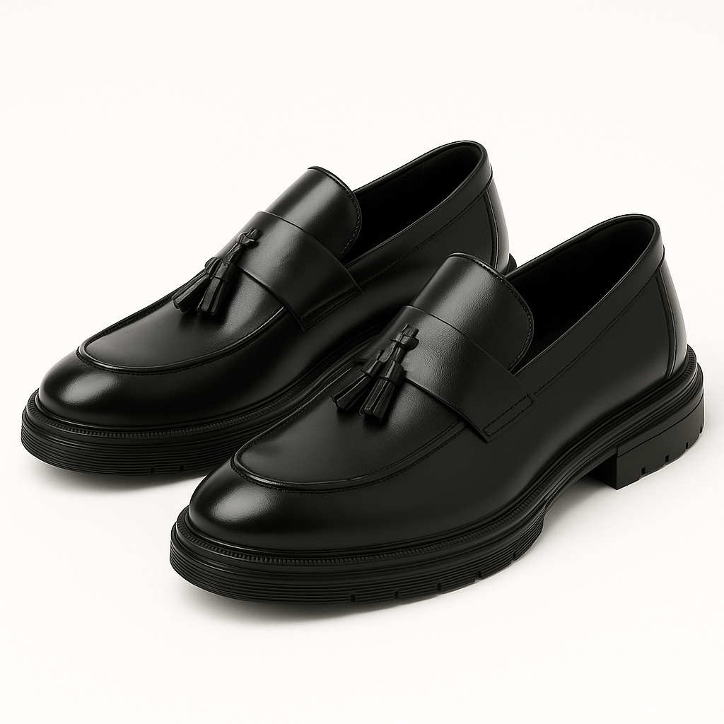 Luminovi | Tassel Leather Loafers