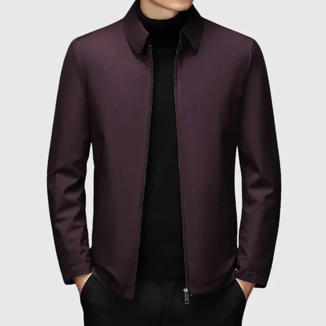 Luminovi | Turn-Down Collar Jacket-Jacket