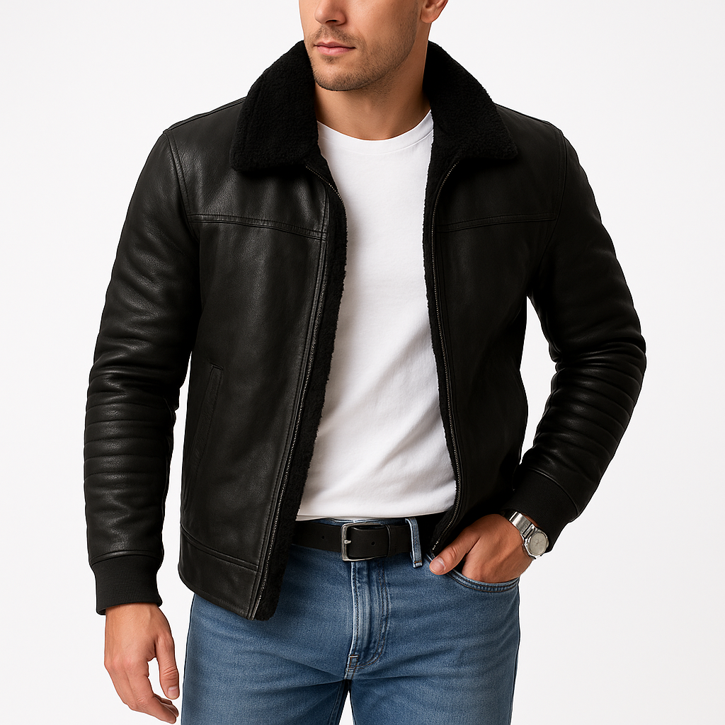 Luminovi | Urban Shearling Winter Jacket-Jacket