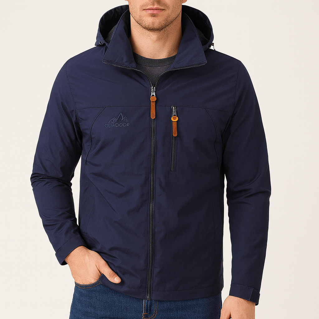 Luminovi | Waterproof Hooded Rain Jacket-Men's Sweater