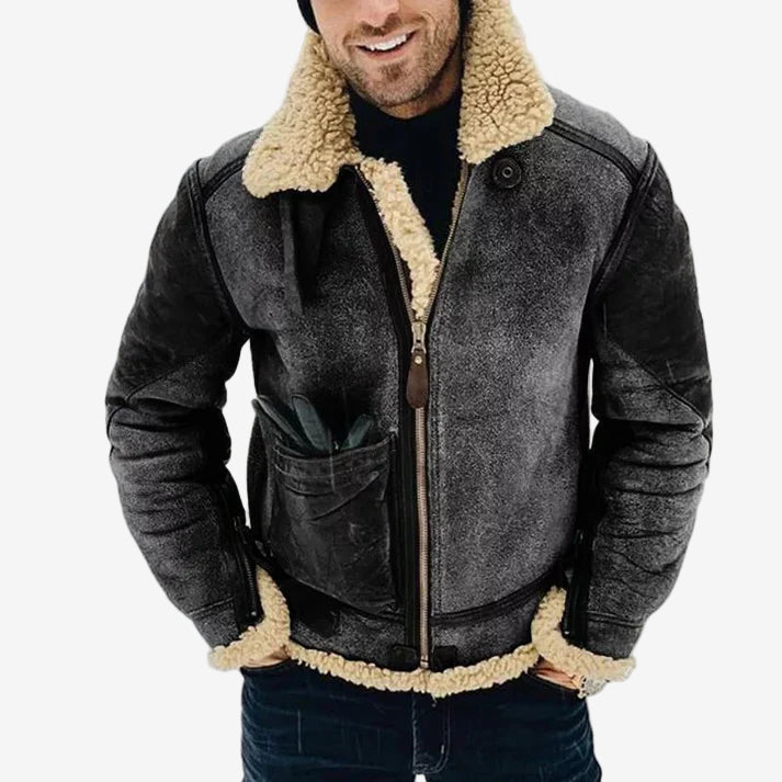 Matt - Gemütliche, dicke, warme Fleecejacke für Herren-Men Fashion