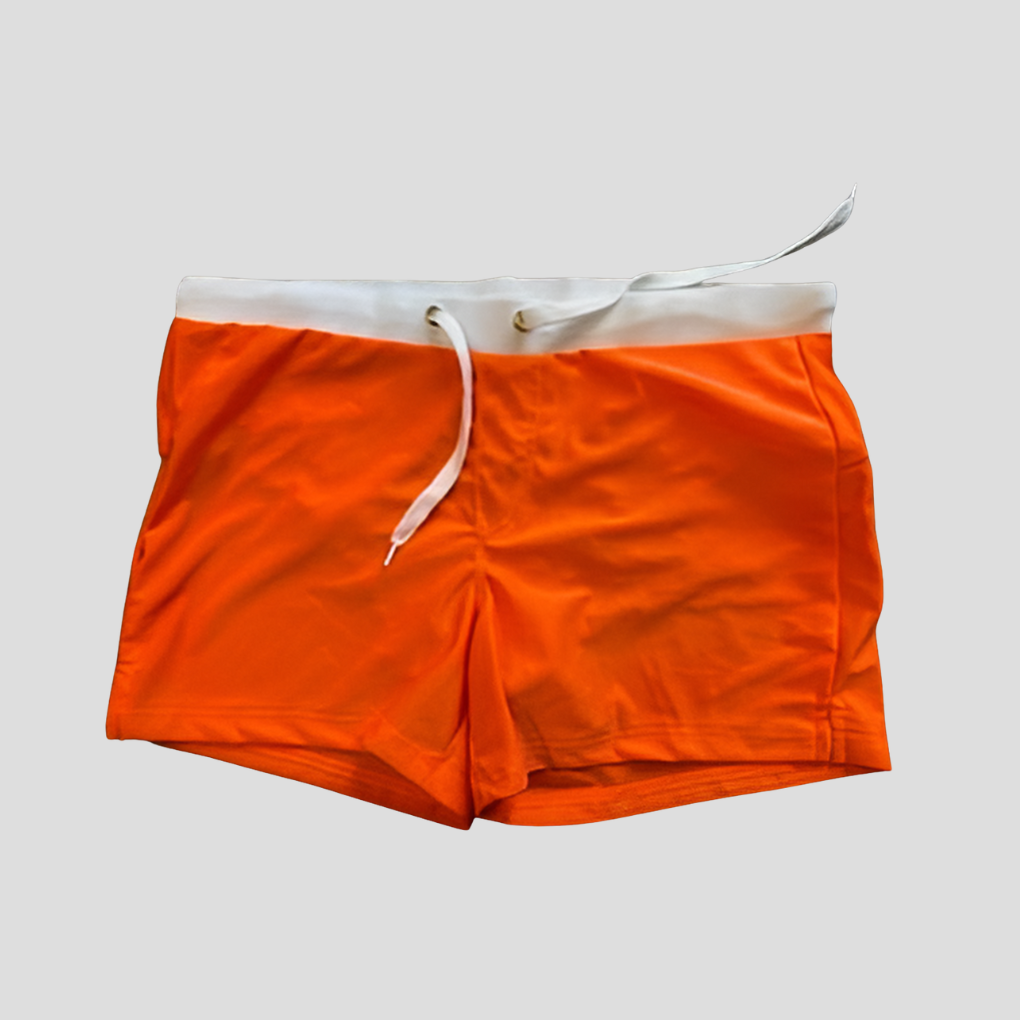 Men's Swim Trunks with Adjustable Drawcord Waist and Quick-Dry Fabric, Side Slits