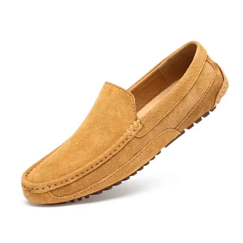 Men's Slip-On Loafers with Moccasin Stitching for Office and Professional Wear
