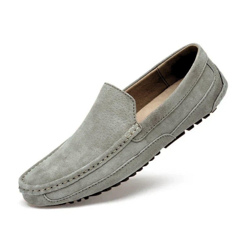 Men's Slip-On Loafers with Moccasin Stitching for Office and Professional Wear