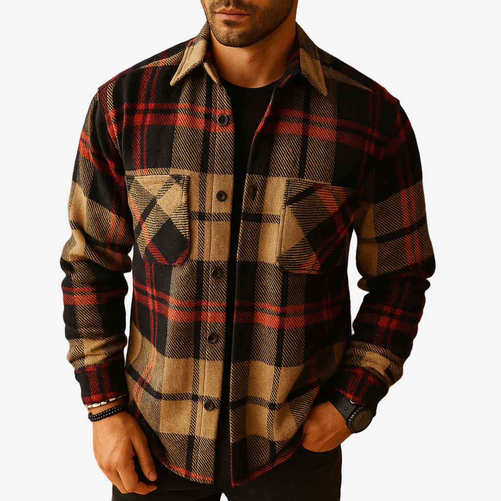 Oliver Men’s Classic Button Jacket – Long Sleeve Tailored Vest Style-Vest