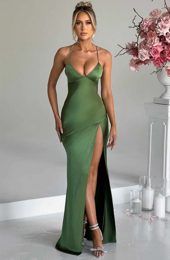 Lilly | Elegant MARIELLA Maxi Dress with Thigh-High Slit - Image 10
