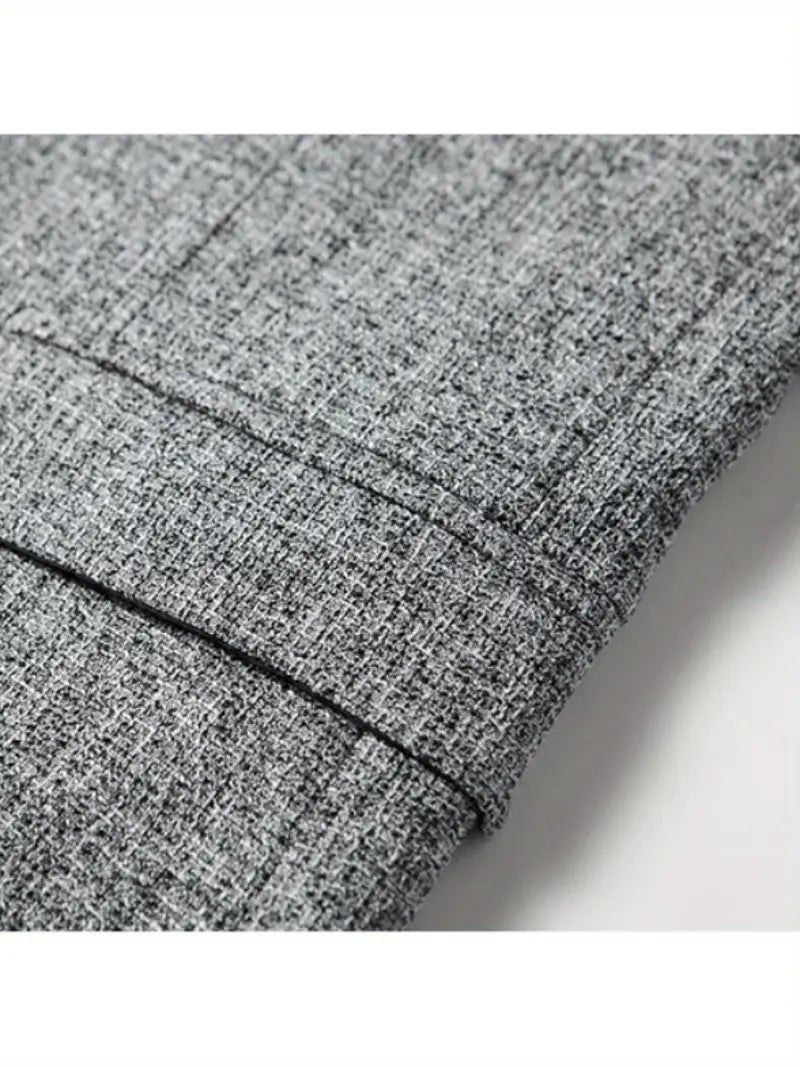 Men's Slim Fit Blazer with No-Iron Finish and Travel-Friendly Design, Smart Casual