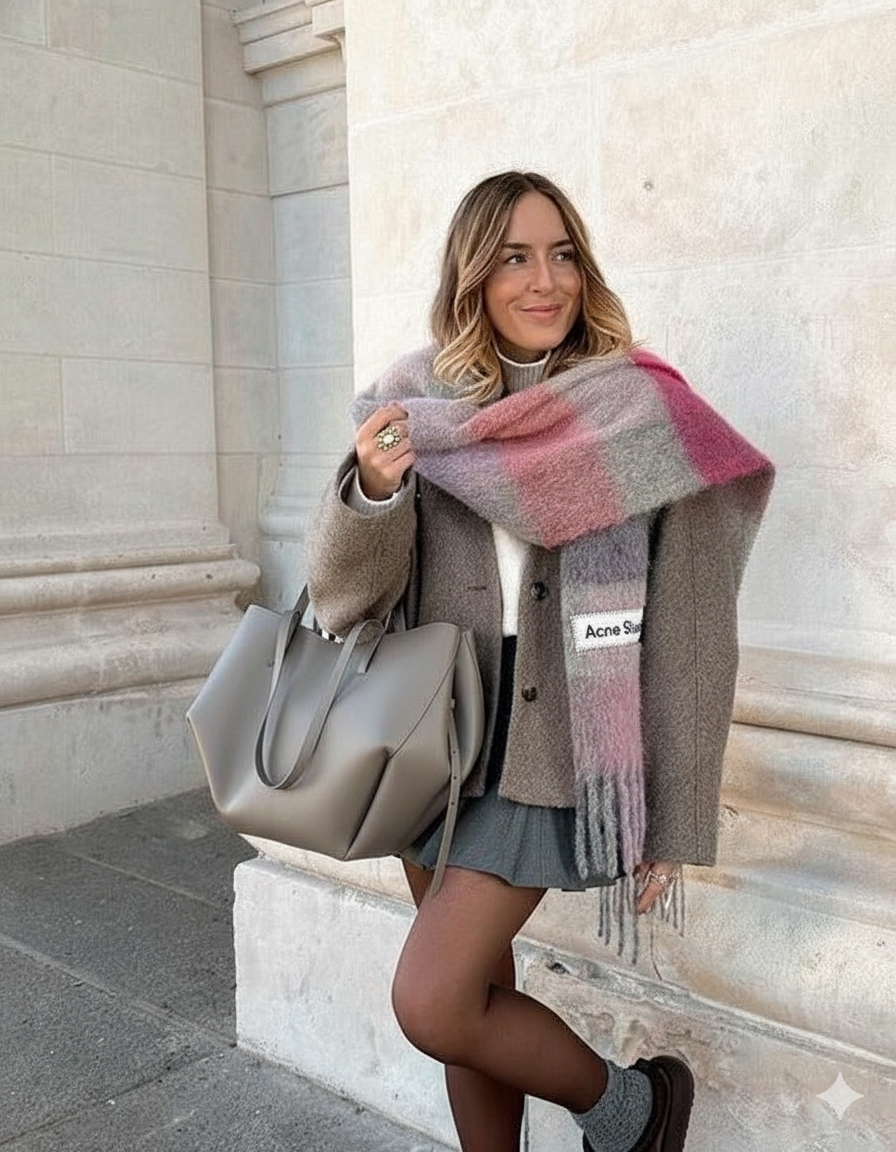 Structured Large Tote Bag with Shoulder Handles for Laptops and Work Essentials