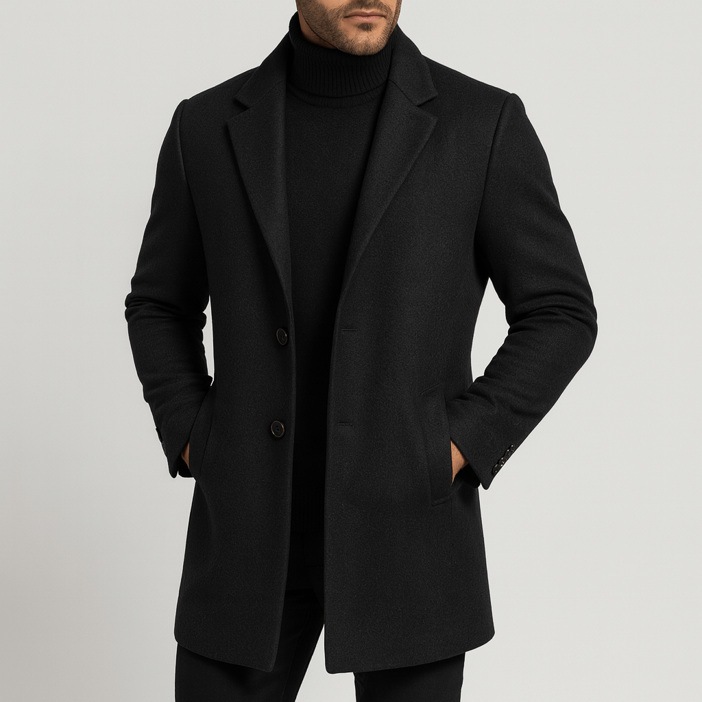 Luminovi | Classic Wool Blend Coat