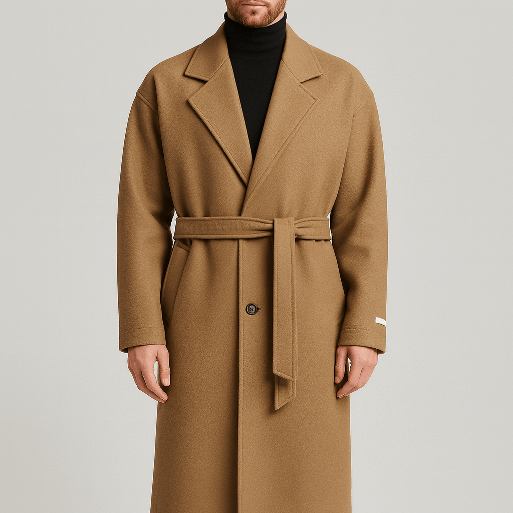 Luminovi | Tailored Wool Overcoat