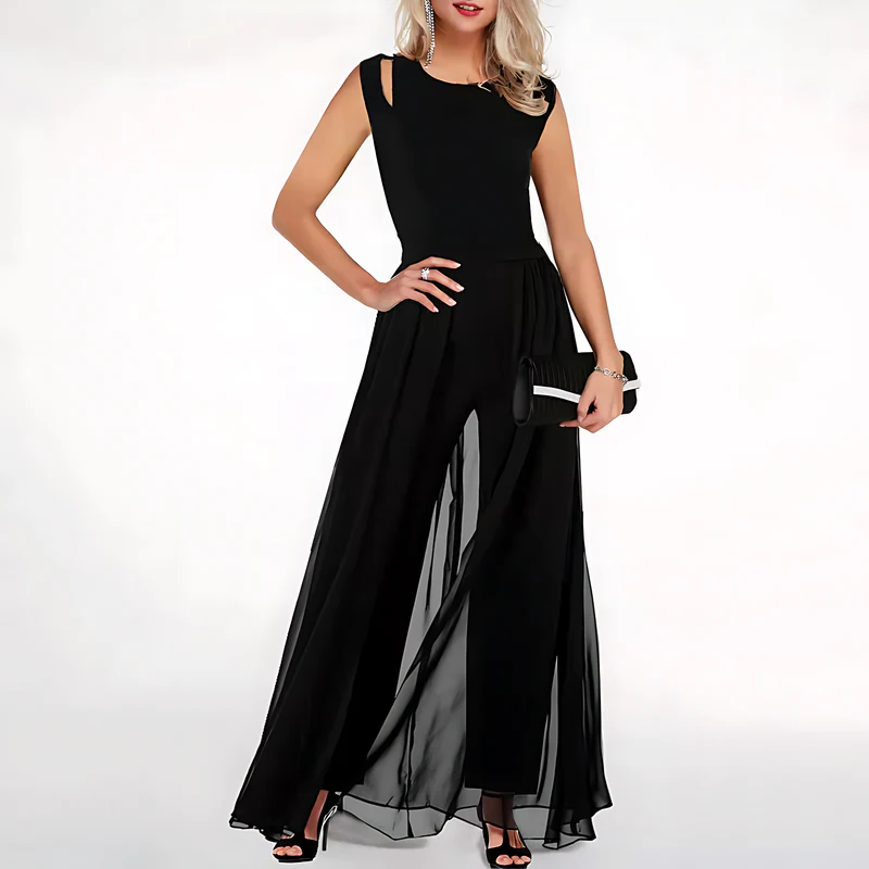 Cotton Tailored Jumpsuit with Unrestricted Movement