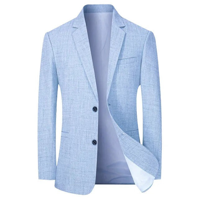Slim Fit Blazer with Single Breasted Front and Vintage Tailoring