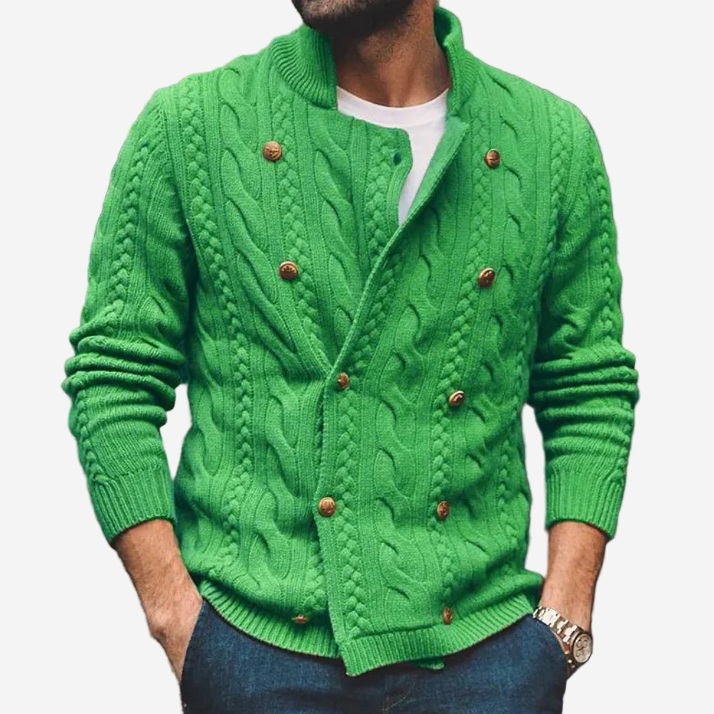 Luminovi | Cable Knit Cardigan