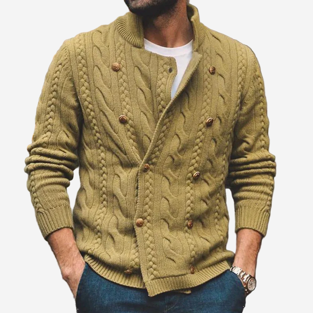 Luminovi | Cable Knit Cardigan