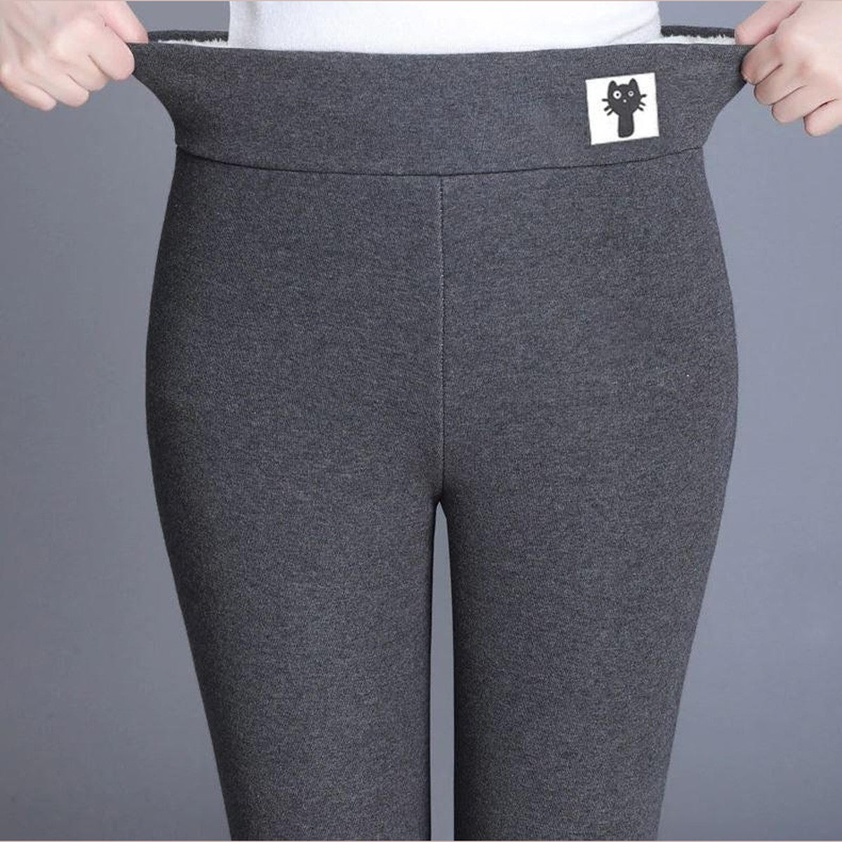 High Waisted Thermal Leggings with Thick Plush Fleece Lining for Cold Weather