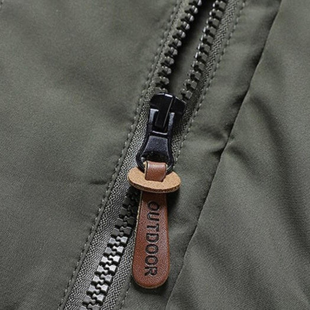 Warm Winter Tactical Fleece Coat with Multiple Cargo Pockets and Stand Collar