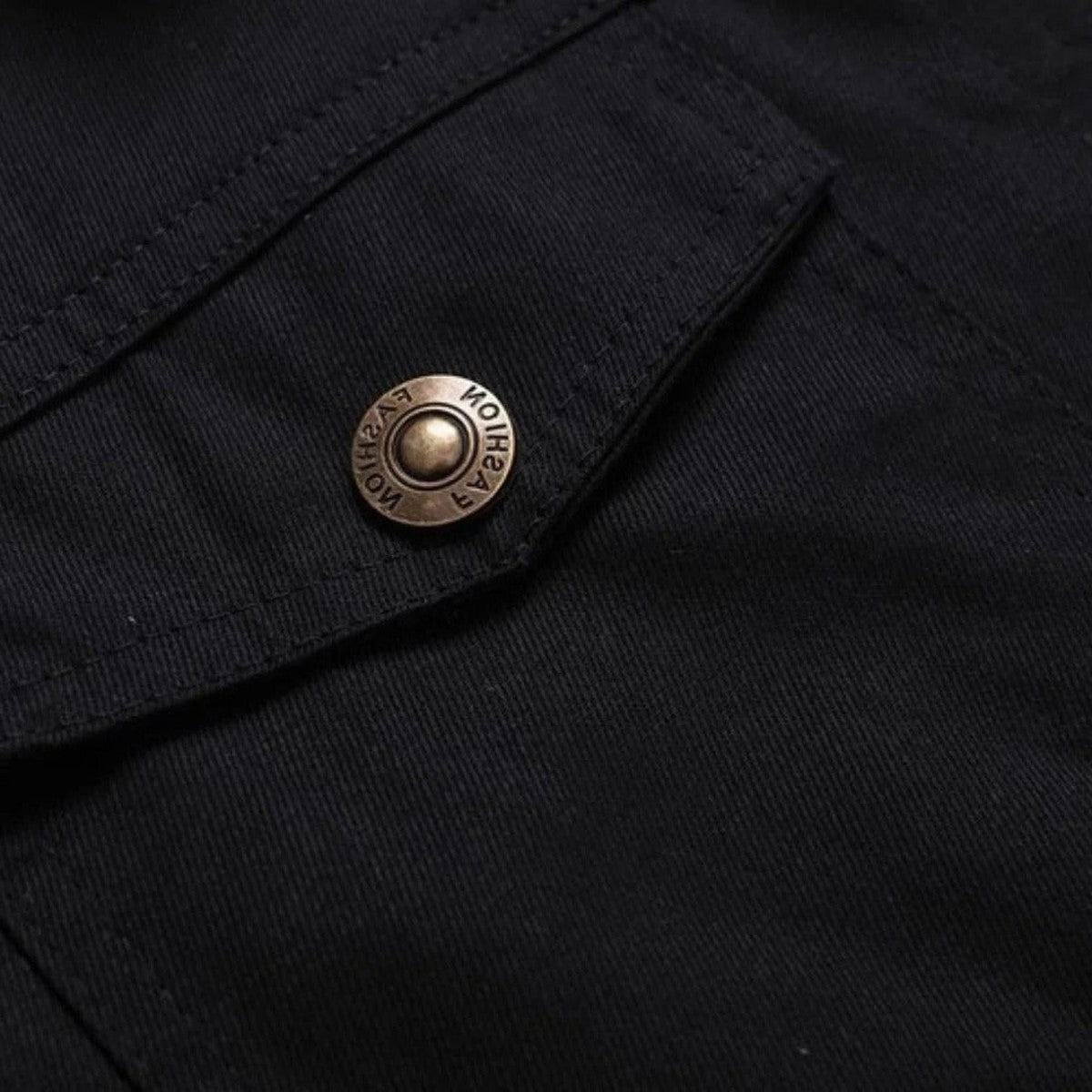 Men Lightweight Casual Bomber Jacket with Ribbed Collar and Sleeve Pocket