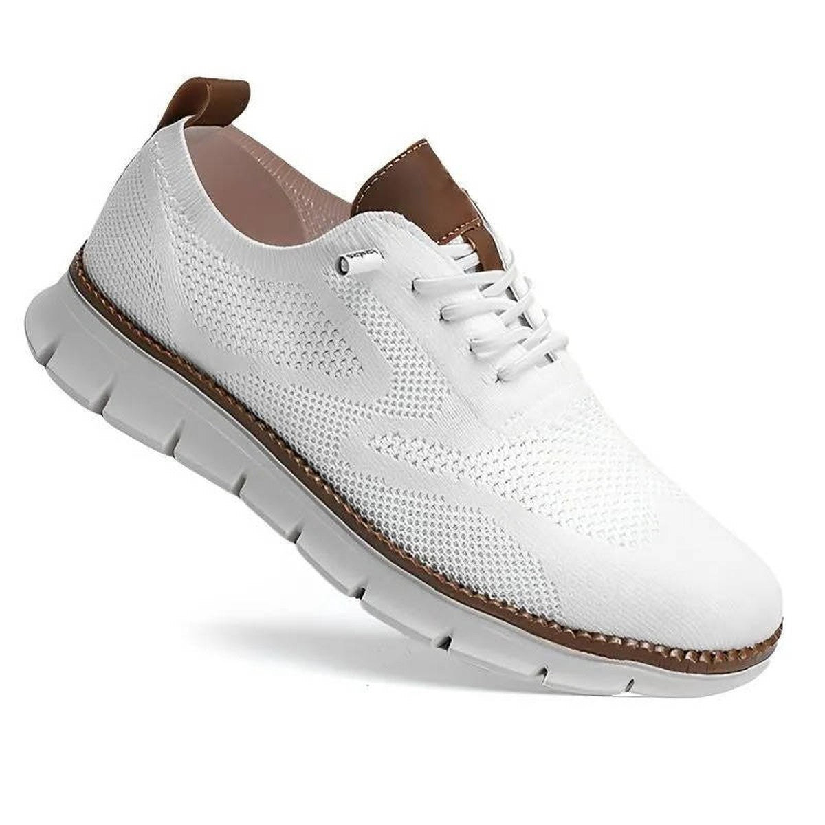 Men Casual Canvas Walking Shoes with Breathable Upper and Cushioned Sole