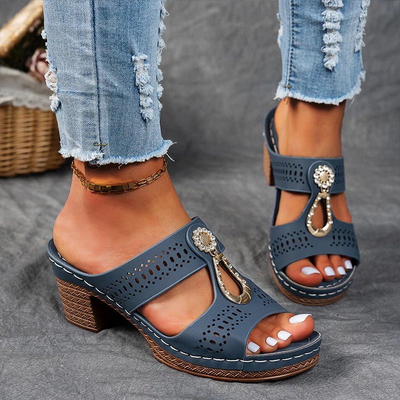 Womens Open Toe Orthopedic Sandals with Arch Support and Breathable Design