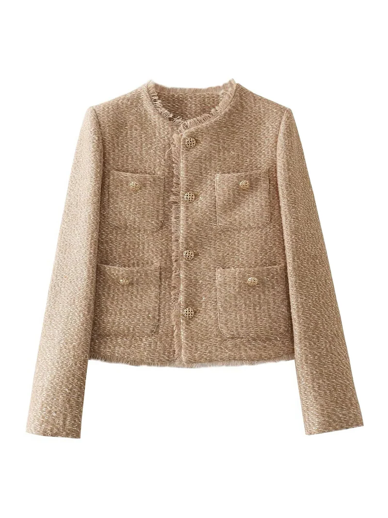 Polyester Jacket with Wrinkle Resistance and Year-Round Versatility