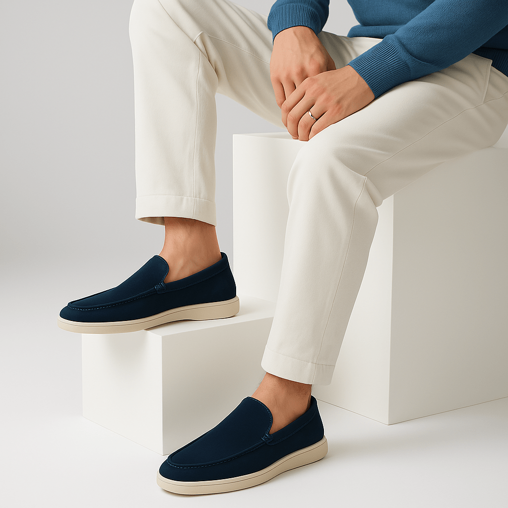 LumiNovi | The Low Suede Loafers
