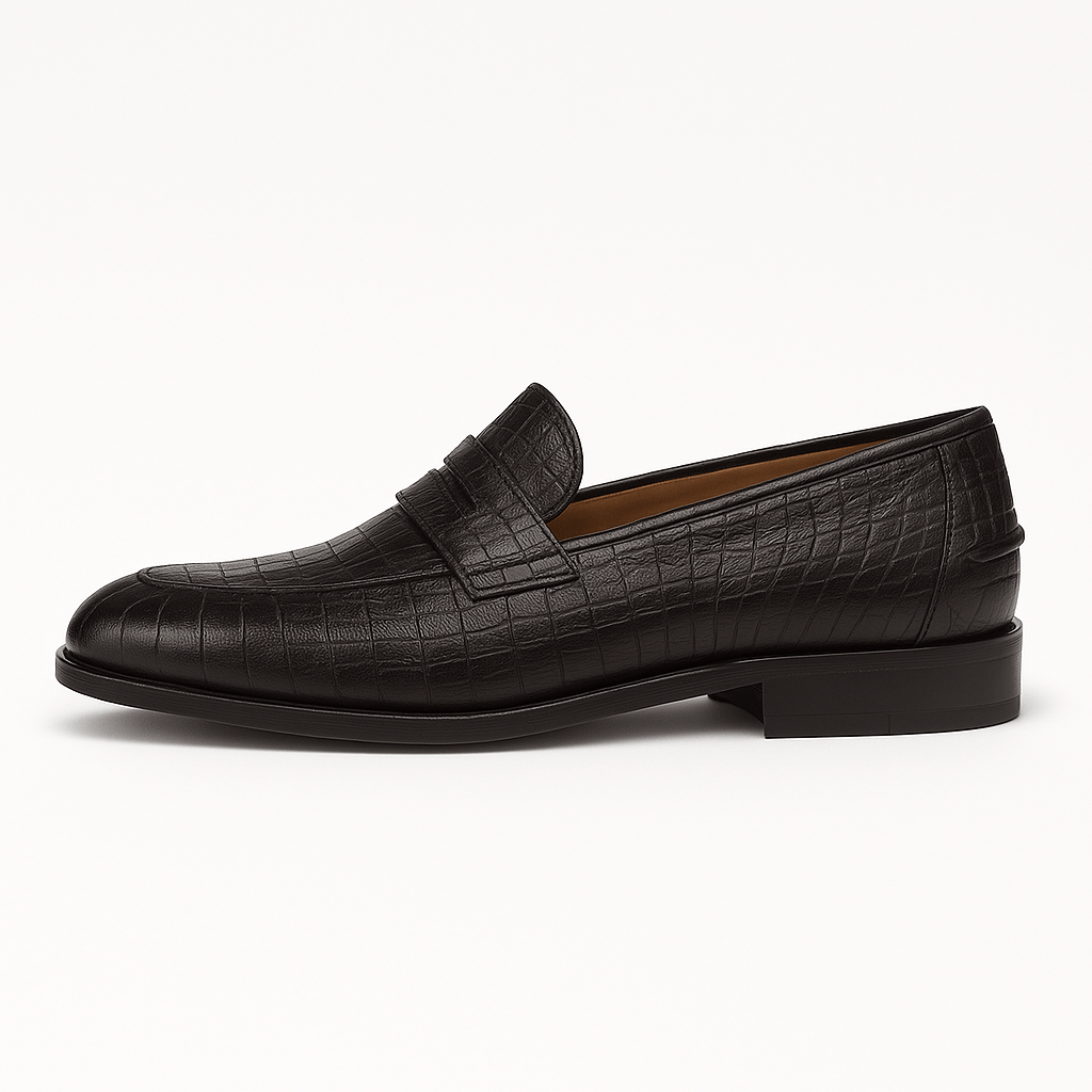 LumiNovi | The Croc Penny Loafers