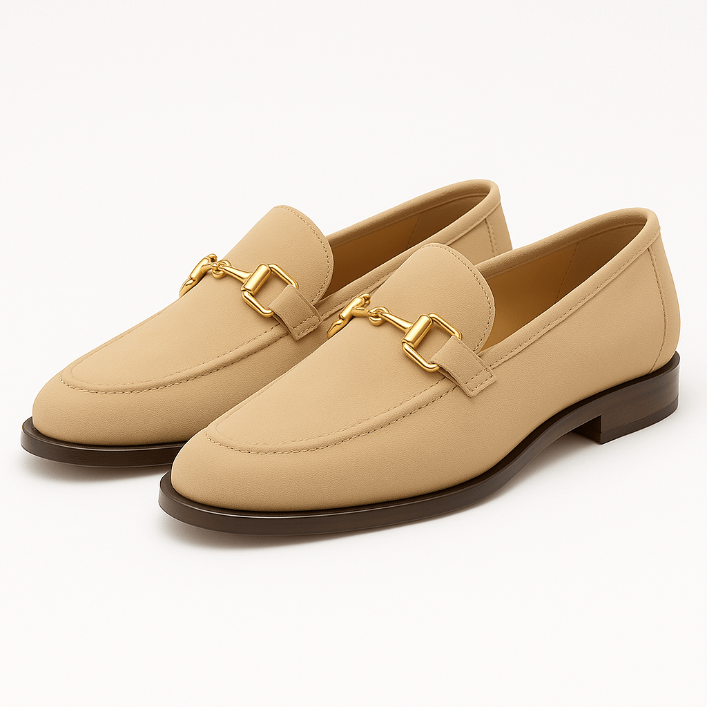 LumiNovi | The Horsebit Suede Loafers