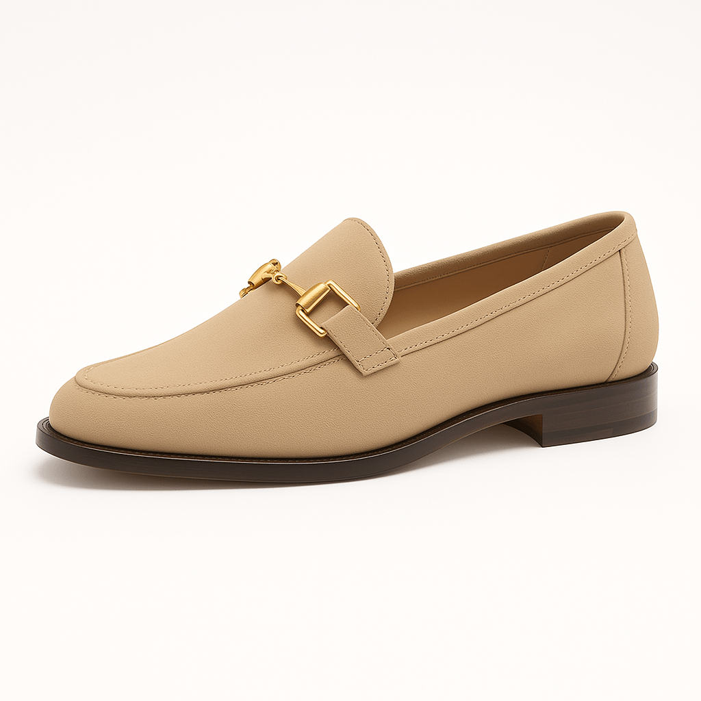 LumiNovi | The Horsebit Suede Loafers