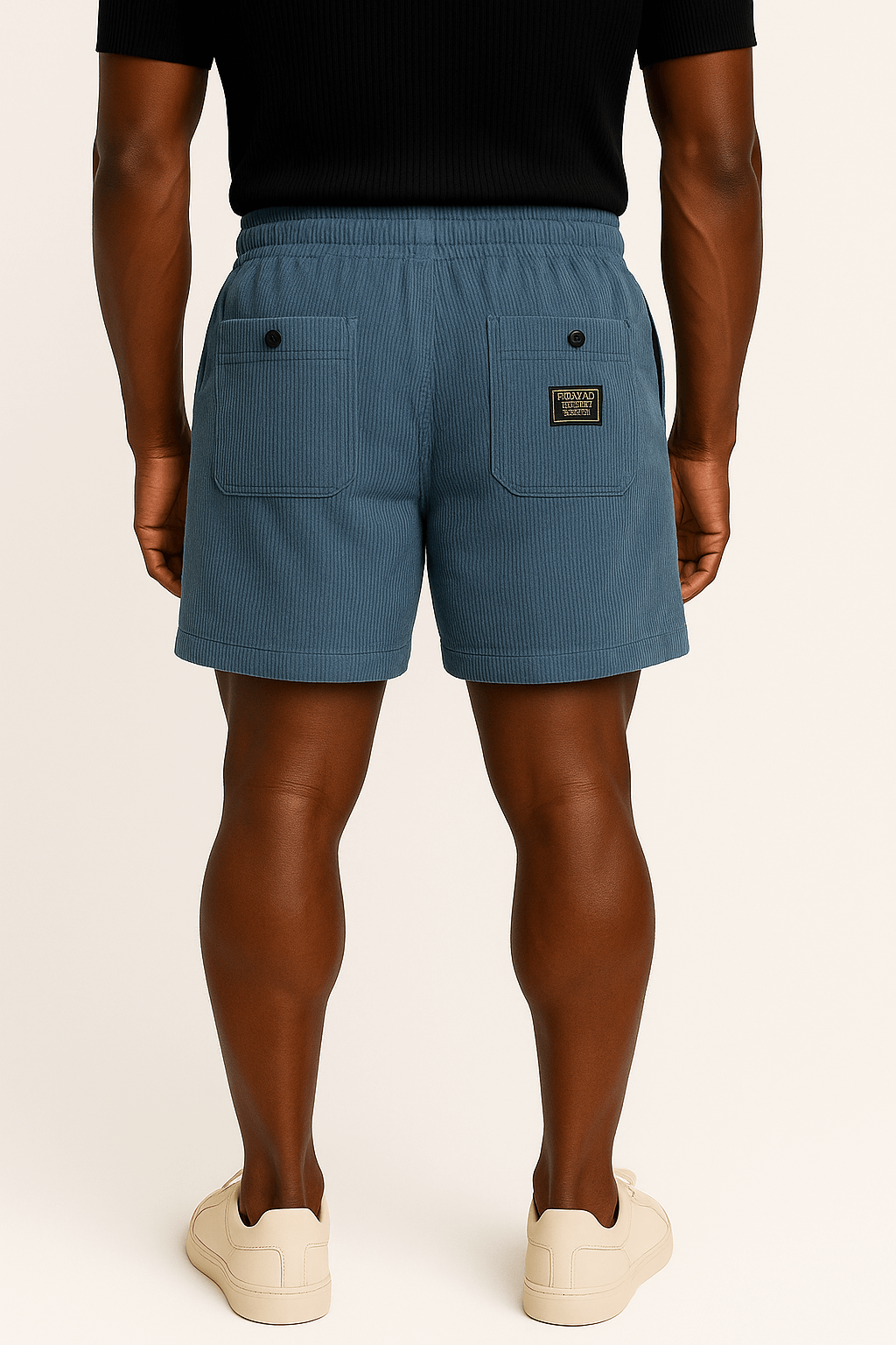 LumiNovi | Cordell Corduroy Shorts – Sky Blue