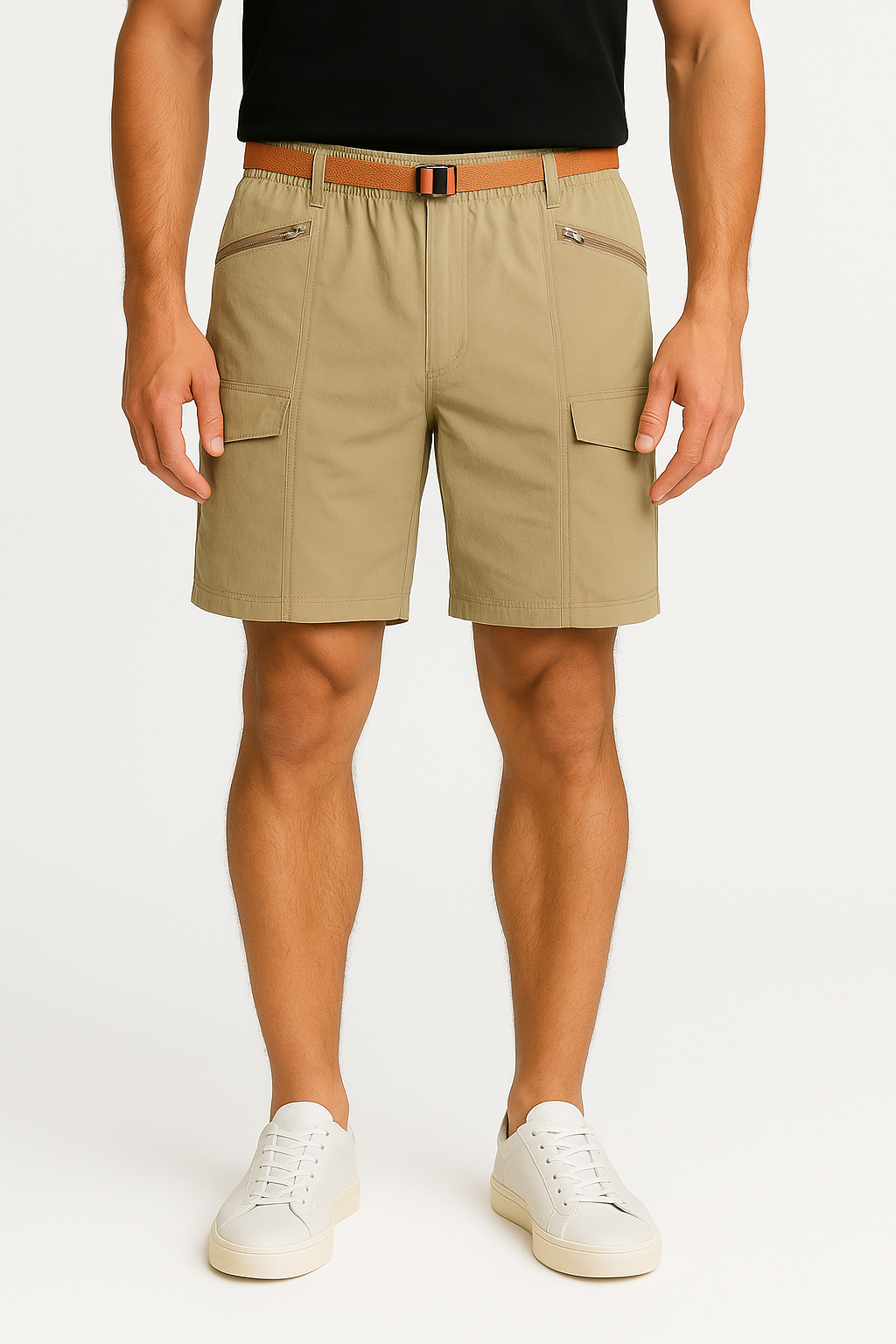 LumiNovi | QuickDry Cargo Shorts Stretch Fit