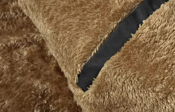 Men's Fur-Lined Winter Jacket with Detachable Hood and Weather-Resistant Shell