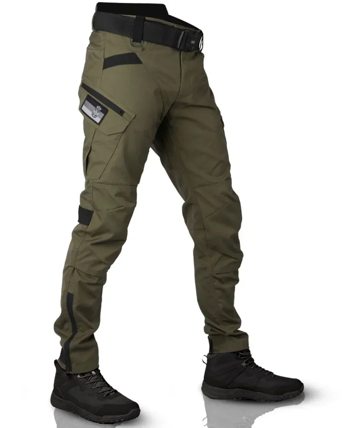 Tactical Cargo Pants with Reinforced Fabric and Adjustable Waist, Secure Multi Pockets