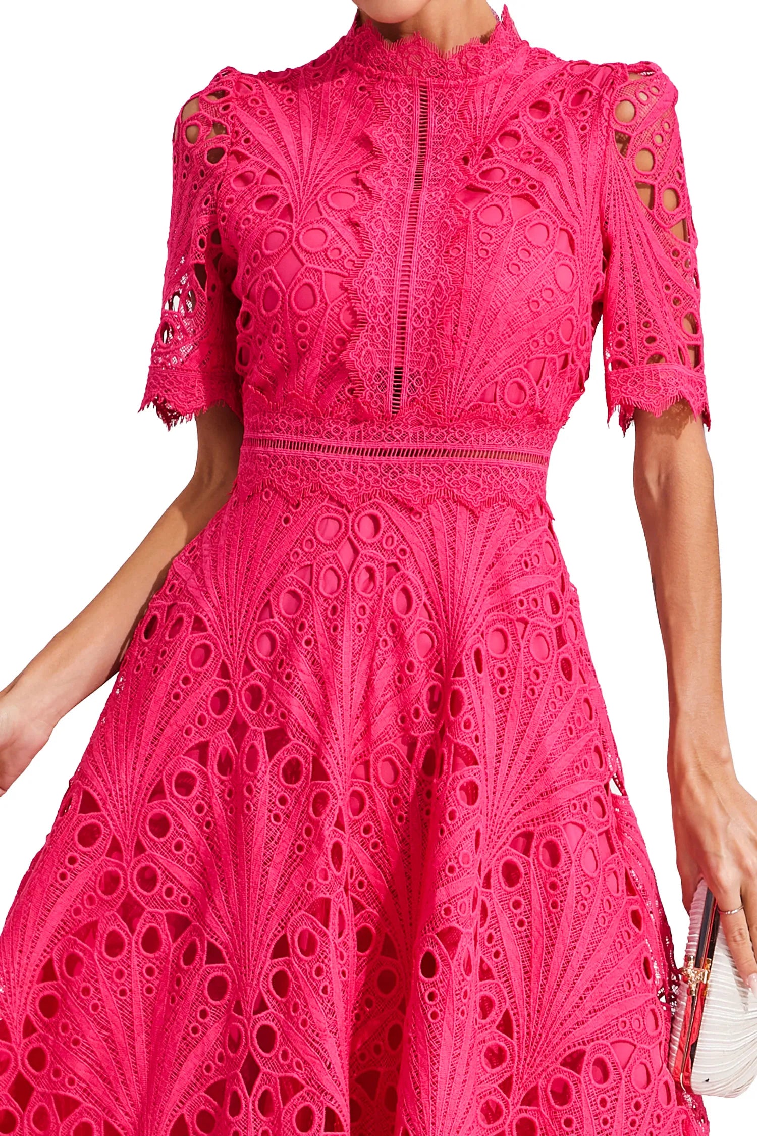 Lexi | Elegant Lace Midi Dress for Women - Image 9