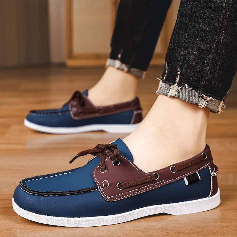 Callum Leather Loafers-Shoes