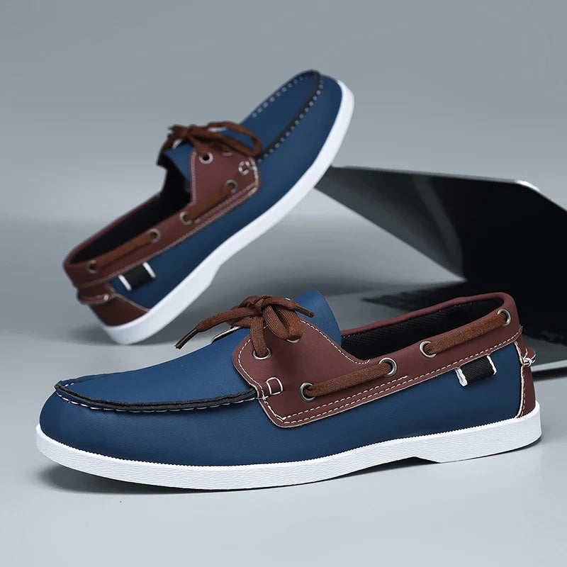 Callum Leather Loafers-Shoes