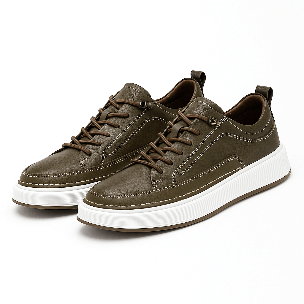 LumiNovi | Ashby Leather Sneakers